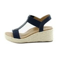 thumbnail image 2 of Vionic Calera Women's Sandals Navy Leather Size 6 W, 2 of 8