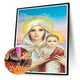 thumbnail image 1 of Kits de pintura de diamantes DIY 5D Wdftyju Jesús la Virgen Taladro redondo completo NH2652, 1 of 8