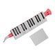 thumbnail image 5 of QI MEI Armónica de Teclado QM27A en Rosa, 27 Teclas, Ideal para Estudiantes y Principiantes, Material ABS Seguro y Duradero, Incluye Paño de Limpieza, 5 of 7