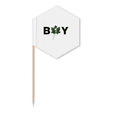 thumbnail image 1 of Boy  Textual Posture Art Deco  Fashion Toothpick Flags Cupcake Picks Party Celebration, 1 of 3