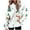 #0038-White, variant on Uootdi Christmas Hoodies for Women Gift Fleece Christmas Classic Print Long Sleeve Sweatshirt Baggy Drawstring Pullover Winte r Warm Sweaters with Pocket