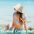 thumbnail image 3 of czcpp-Bucket Hat for Woman Men Summer Travel Fishing Beach Sun Hat Outdoor Cap, 3 of 4