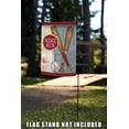 thumbnail image 4 of Toland Home Garden Home Run Bat Baseball Flag Double Sided 12x18 Inch, 4 of 5
