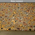 thumbnail image 6 of Ambesonne Psychedelic Place Mats Set of 4, Hallucinatory Plasma, Standard Size, Orange Brown, 6 of 6