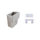 thumbnail image 2 of Cubo de basura de pared con tapa | Contenedor de gran capacidad para cocina y baño | Cubo de basura de plástico que ahorra espacio | Se puede colgar o pegar | 29 x 27 x 13 cm, 2 of 6