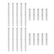 thumbnail image 1 of 10uds tubos pasadores de acero Inoxidable Unique Bargains Diámetro 17mm Longitud 1.3mm, 1 of 5