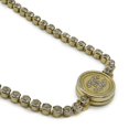 thumbnail image 5 of Pre-Owned CHANEL Coco Mark Choker Necklace Pendant with GP Rhinestones in Gold, A21 S, 5 of 9