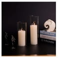 thumbnail image 5 of Candle Holder Sleeve, Wide 3.5", Height 10", 2 Pieces, Clear Glass Cylinder Open Both Ends, Chimney Shade Tube (HST3510_2pc) 3.5"x10"H, 5 of 7