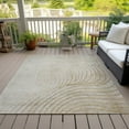 thumbnail image 3 of Dalyn Rugs Machine Washable Indoor/Outdoor Chantille ACN2107 Beige 2'6" x 3'10" Rug, 3 of 9