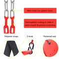 thumbnail image 2 of KINSPORY Toddler & Child Swing Seat, Heavy-Duty High Back Fully Assembled, Iron Chain Eva Swing for Indoor/Outdoor, Hanging Tree Straps（Red）, 2 of 9