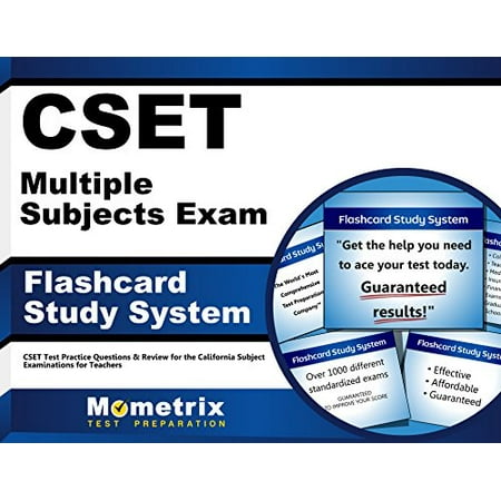 CSET Multiple Subjects Exam Flashcard Study System: CSET Test Practice Questions & Review for the California Subject Examinations for Teachers (Cards) by CSET Exam Secrets Test Prep (Best Study Guide For Cset Multiple Subject)