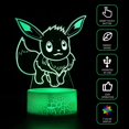 thumbnail image 5 of 3D Illusion LED Night Light,7 Colors Gradual Changing Touch Switch USB Table Lamp for Holiday Gifts or Home Decorations(3D Animal), 5 of 5
