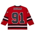 thumbnail image 5 of Unisex Mitchell & Ness Dennis Rodman Red Chicago Bulls Maxxed Out Fashion Hockey Jersey, 5 of 7