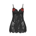 thumbnail image 4 of Gibobby Lencería de encaje Día de San Valentín para mujer Lencería de malla de encaje sexy mujer con conjunto de bragas Vestido de ropa interior sexy(A, XL), 4 of 5