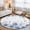 White, variant on Blue Flowers Washable Area Rug 2 x 3 ft Watercolor Hydrangeas Butterfly Botanical Floral Soft Non Slip Rugs Stain Repellent Indoor Felt Carpet for Living Dining Room Bedroom Home Office