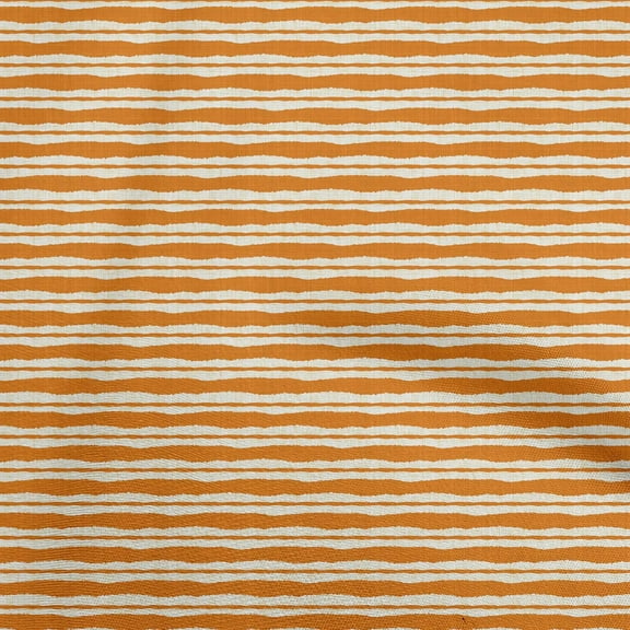 oneOone Polyester Spandex Mustard Yellow Fabric Stripes Quilting Supplies Print Sewing Fabric By The Yard 56 Inch Wide