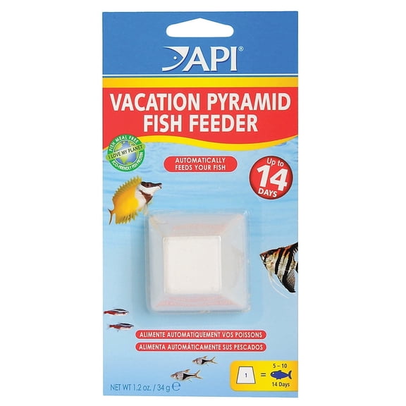 API 14 Day Vacation Pyramid Fish Feeder [Aquarium Vacation Fish Food, Aquarium Supplies] 12 count