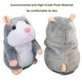 thumbnail image 4 of Talking Hamster Repeats What You Say Plush Interactive Toys Electronic Hamster Mouse Birthday Gift for Kids（Grey）, 4 of 7