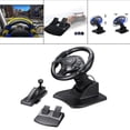 thumbnail image 3 of Pedal de rueda para juegos de carreras Yotijar Volante universal para SWITCH PC Android 270 grados Game Negro, 3 of 8