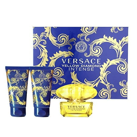 Mini Lotion Lotion Minis (Mini Set By Versaceyellow Diamond Intense 3 Pc. Set (W) Edp Mini 0.17 Oz+Body Lotion 0.8 Oz+Shower Gel 0.8)