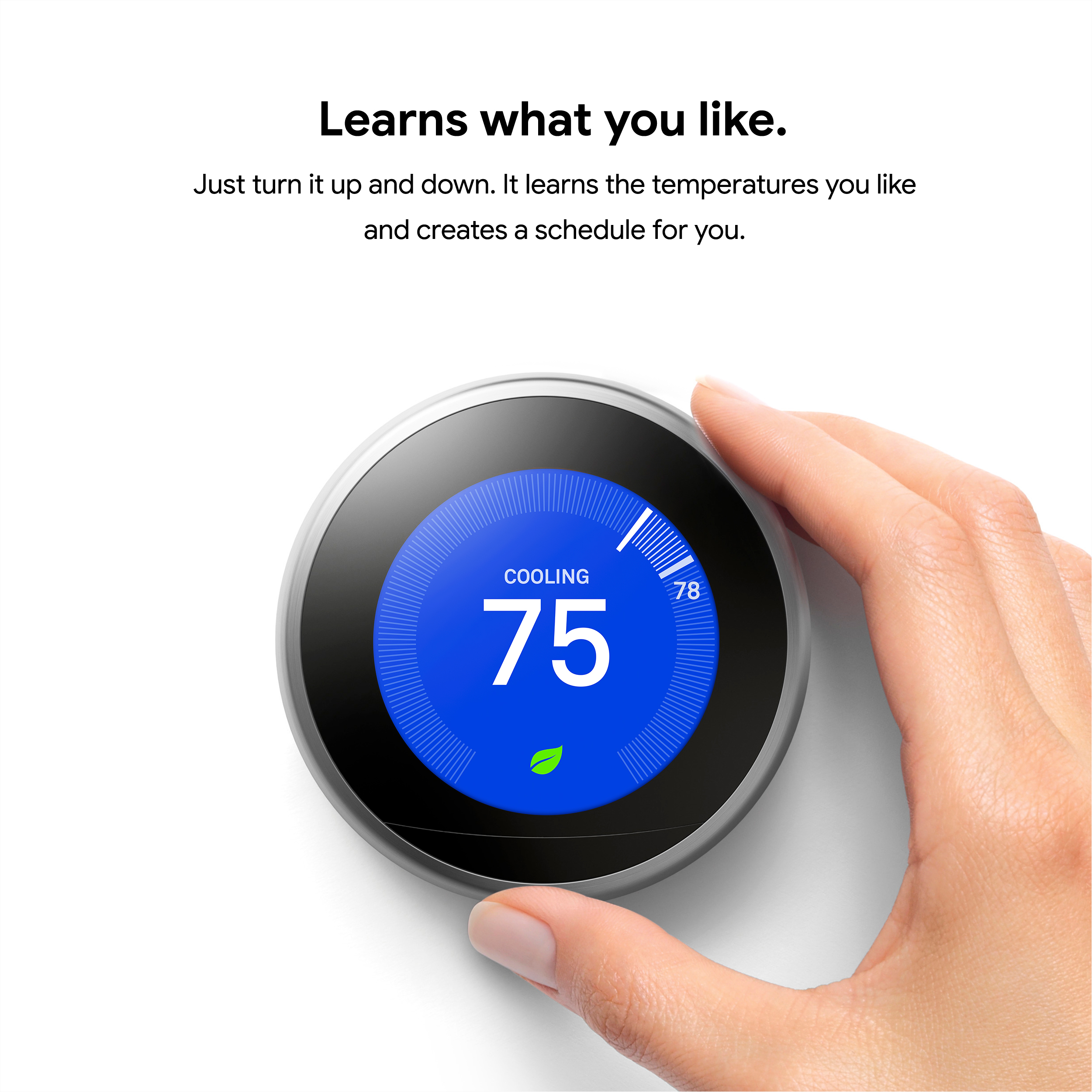 Nest Smart Learning Thermostat - 3rd Generation - Stainless Steel - image 4 of 15