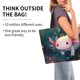 thumbnail image 2 of Disketp Whimsical Axolotl Fantasy Bolsa Tote Estampada para Mujer, Bolso de Hombro y de Mano para Compras y Viajes, 2 of 8