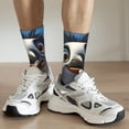 thumbnail image 6 of Picia Joyful Animated Bird Print Athletic Socks for Men & Women – Cushioned Moisture-Wicking Crew Socks for Sports, Running, and Training, Soft & Breathable Size 5-11, 6 of 6