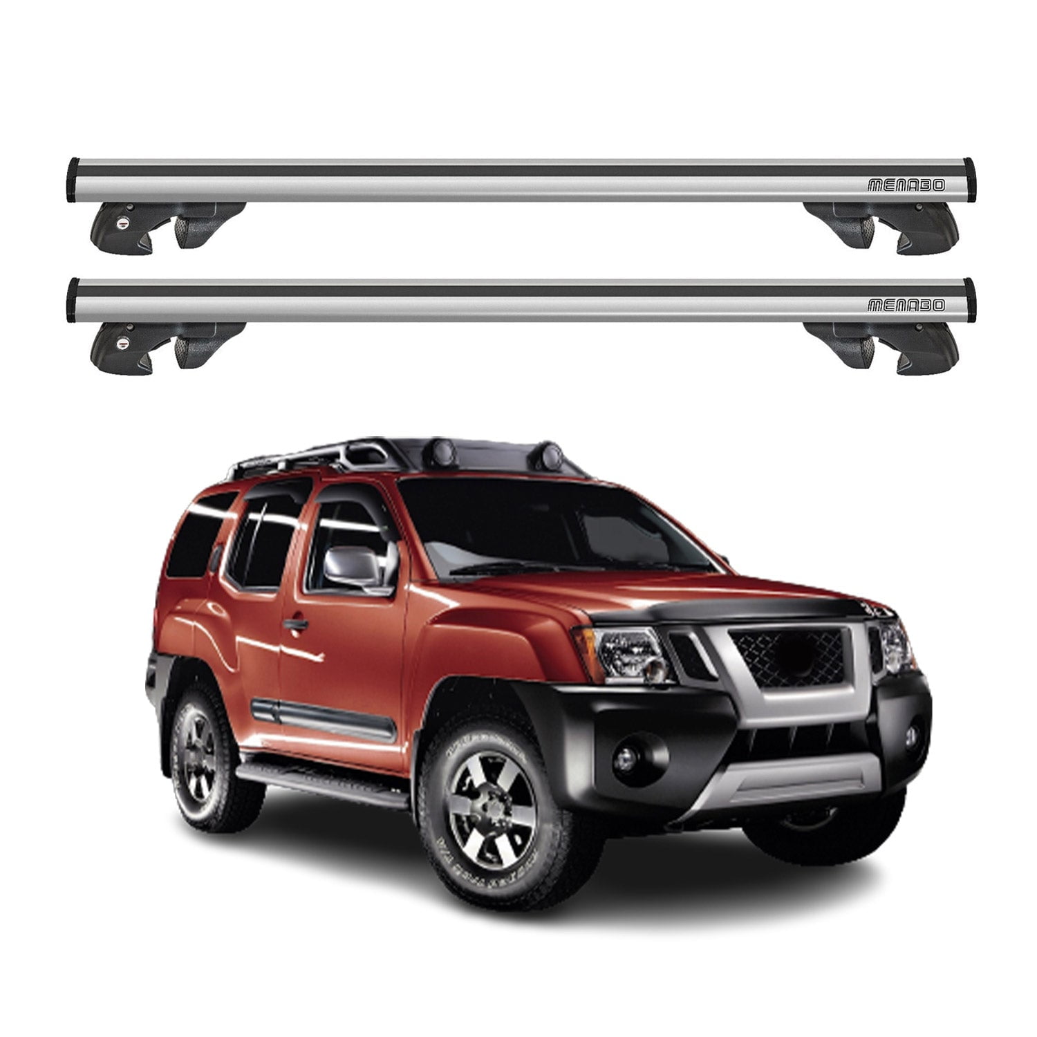 Cross Bars for Nissan Xterra 20042015 Top Luggage Carrier Roof Rack