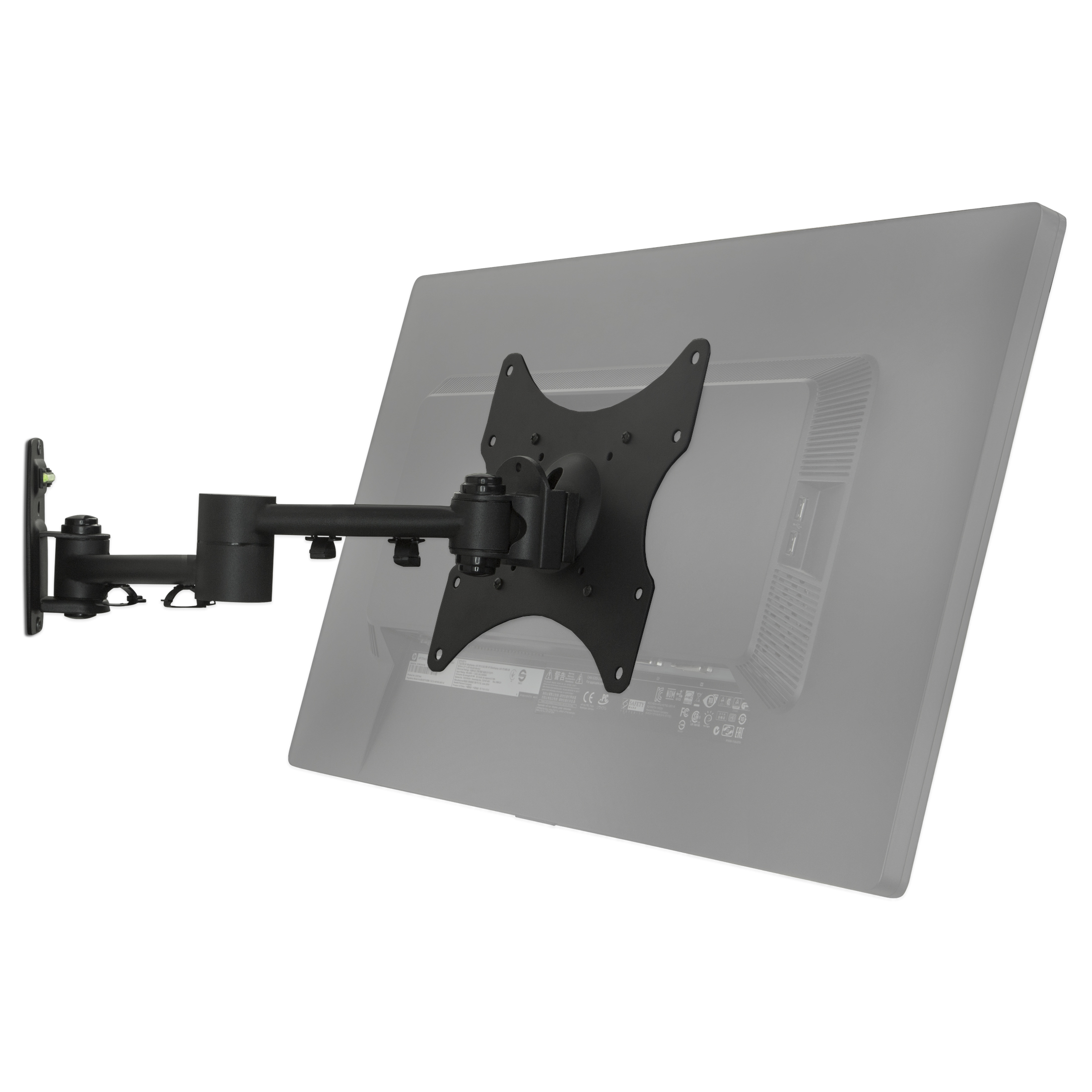 Mount-It! Full Motion TV Wall Mount Bracket for 19" to 42" TV's, Capacity 44 lbs.