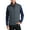Dark Slate/Black, variant on Just Blanks Puffy Vest Zip-Through Cadet Collar Hidden Zippered Chest Pocket, Dark Slate/Black, 4XL