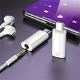 thumbnail image 4 of COM1950s Usb C Cable, Usb C To Usb Adapter, Usb C To Headphone Jack Adapter Cable Type C Port Male To Female Stereo Audio Headphone Aux Connector Built in Digital Decoder, Type C Cable, 4 of 4