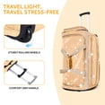 thumbnail image 6 of Fegat 28" Dance Bag with Garment Rack,Upgraded Glitter Rolling Competition Dance Duffel Bag Waterproof Costume Travel Bag Costume Suitcase for Dancer Performer Athletes,Gold, 6 of 12