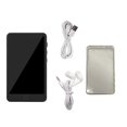 thumbnail image 1 of Lecteur MP4 MP3 Multifonctionnel WiFi Bluetooth 5.0 Appareil Audio Portable Opération Tactile, 1 * Lecteur MP4 MP3 1 * Écouteurs 1 * Câble de Charge 1 * Étui de Protection, Noir, 1 of 8