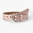 thumbnail image 4 of Yoyauz Girls Belt kids PU Leather Belt Cut-out Belt With Metal Buckle Kids Belt Fit Girl Size, 4 of 8