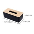 thumbnail image 7 of JLFNYA Tissue Box Cover, Kleenex Box Cover, Rectangle Tissue Box Holder, Tissue Box Holders, Suitable for Vanity Countertop, Night Stands, Desktop, Bedroom, Livingroom, Office, Dining Table, 7 of 7