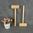 thumbnail image 5 of Shoreew Double-sided Meat Tenderizer Hammer Comfortable Grip Wooden Long Handle Heavy Duty Steak Chicken Beef Poultry Mallet Pounder Flattener, 5 of 6