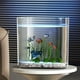 thumbnail image 1 of Fiudx Pecera Transparente, Experiencia de Visualización Hd, Artesanía de Plástico Premium, Versátil para Mascotas Pequeñas, Decoración para El Hogar y La Sala de Estar, Fácil Mantenimiento, Incluye 1, 1 of 2