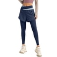 thumbnail image 3 of CAIXIA Women Skirted Full Length Leggings with Pockets,Tennis Skorts Skirts with Leggings Yoga Skorts, 3 of 7