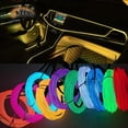 thumbnail image 2 of 1m/2m/3m/5m, tiras de iluminación LED de neón para Interior de coche, guirnalda de luces LED para coche, lámpara decorativa de cuerda de alambre, accesorio de tubo Flexible Tan Jianjun unisex, 2 of 2