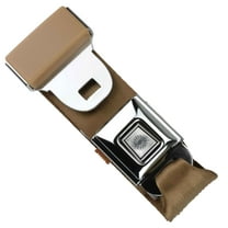 RetroBelt Tan Pushbutton Lap Seat Belt 90" No Hardware Seatbelt Safety Classic