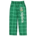 thumbnail image 1 of Intimo Harry Potter Big Boys Houses Plaid Pajama Lounge Pants (Slytherin, 14), 1 of 3