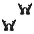 thumbnail image 1 of mmirethe 2pcs Easy To Install Antlers Sticker To Decorate Christmas Car Cute Waterproof black large 2Set, 1 of 6