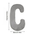 thumbnail image 2 of C-Shaped Lumbar Support Side Sleeping Pillow Cover,56x28" Removable and Washable Cotton Cover, Fits Ideal for Maternity,Body Support,Sofa Use,Gift For Side Sleepers, 2 of 4