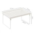 thumbnail image 3 of Dormitory Storage Shelf Dormitory Storage Shelf Strong PP Metal Foldable Design Simple Style Desktop Display Shelf For Home Dormitory Office, 3 of 5