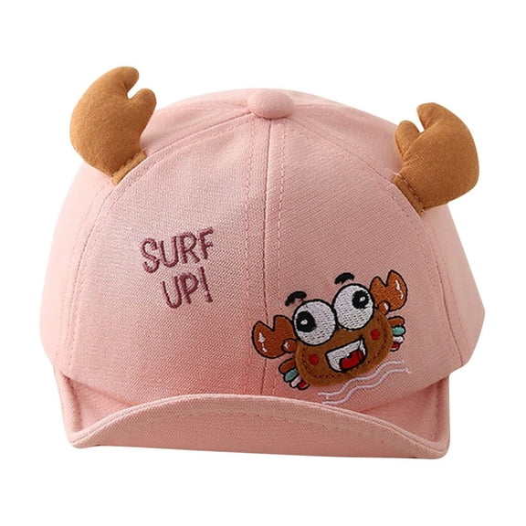 Toddler Baseball Caps Baby Girl Baseball Hats Baby Boy Caps Toddler Girl Sun Hats for Summer Adjustable Size for 5M-18M Pink 5-18 Months