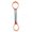 Orange, variant on Vegetable Cutter 2 in 1 Stainless Steel Double Head Fruit Pulp Separator for Juicing and Slicing Two Size Fruit Strainer and Vegetable Separator Kitchen Tool 25cm