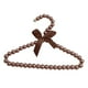 thumbnail image 3 of Percha de plástico con lazo para ropa de muñecas de 45 cm (18") y accesorios para bebés recién nacidos Marron oscuro, 3 of 4