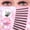 A01, variant on 30D/40D/80D/100D Voluminous Segmented False Eyelashes Super Fluffy Large Capacity Individual Lashes