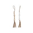 thumbnail image 1 of IH Casa Decor 14" Dual Sized Bead Garland With Tassels Asstd - Set of 2, 1 of 3