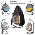 thumbnail image 4 of Housse de Chaise, Taille 115 * S Housse de Chaise de Patio Durable Imperméable Housse de Chaise Extérieure Taille P Housse de Chaise Ziem Mewmewcat Siuke, 4 of 6